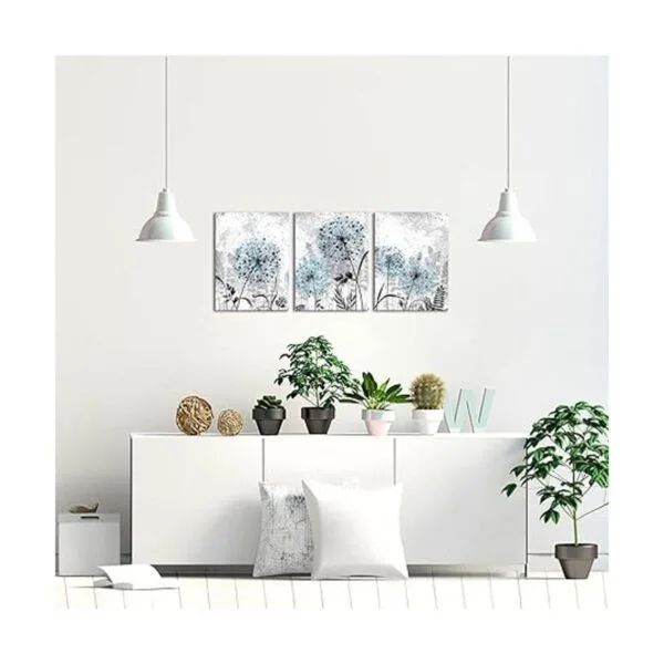 RnnJoile Juego de 3 piezas de arte para pared de diente de_3