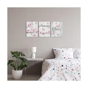 Visual Art Decor Amazing Grace Quote Lienzo decorativo_4