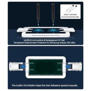 amFilm Cristal templado curvado 3D para Samsung Galaxy 5G_4
