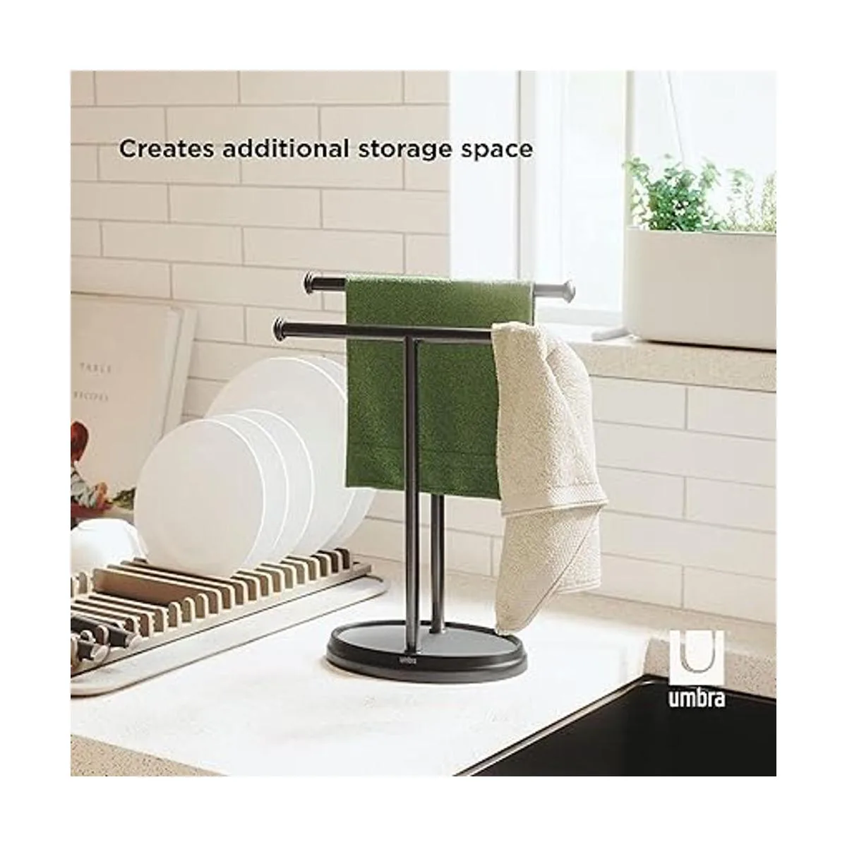 Umbra Shift Toalla de palmera color negro_5