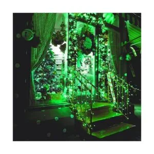 JMEXSUSS Luces de Halloween verdes para exteriores 173_3