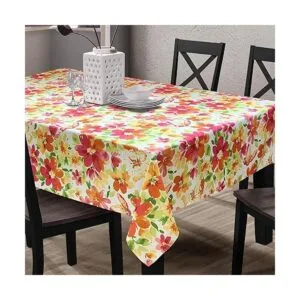 CAIT CHAPMAN HOME COLLECTION Mantel de tela con cuentas de_1