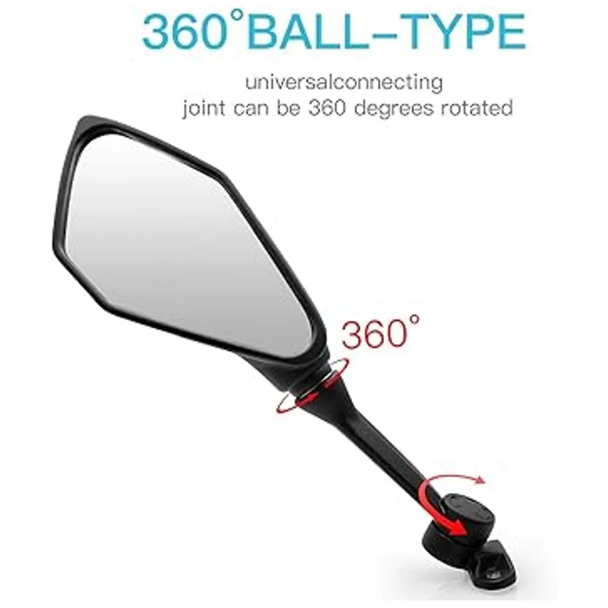 MZS Espejos de motocicleta compatibles con ZX6R ZX6R ZX636_4