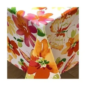 CAIT CHAPMAN HOME COLLECTION Mantel de tela con cuentas de_2