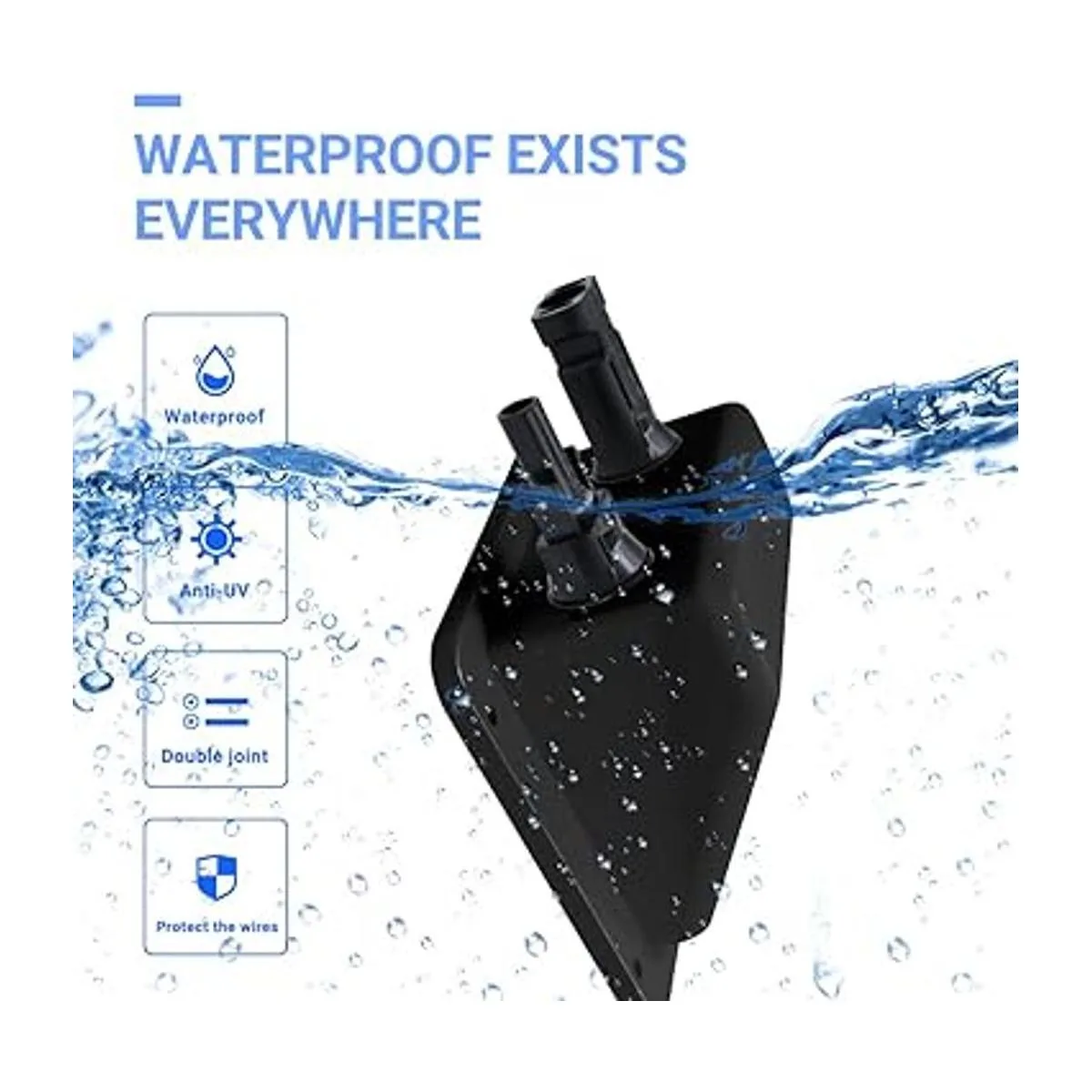 Slocable Glándula de entrada de doble cable ABS resistente_2