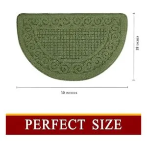 Tapetes de cocina verdes para piso 2 piezas de 18 x 30_2