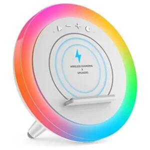 Luces nocturnas con altavoz Bluetooth altavoz inalámbrico_1