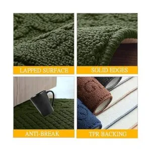 Tapetes de cocina verdes para piso 2 piezas de 18 x 30_3