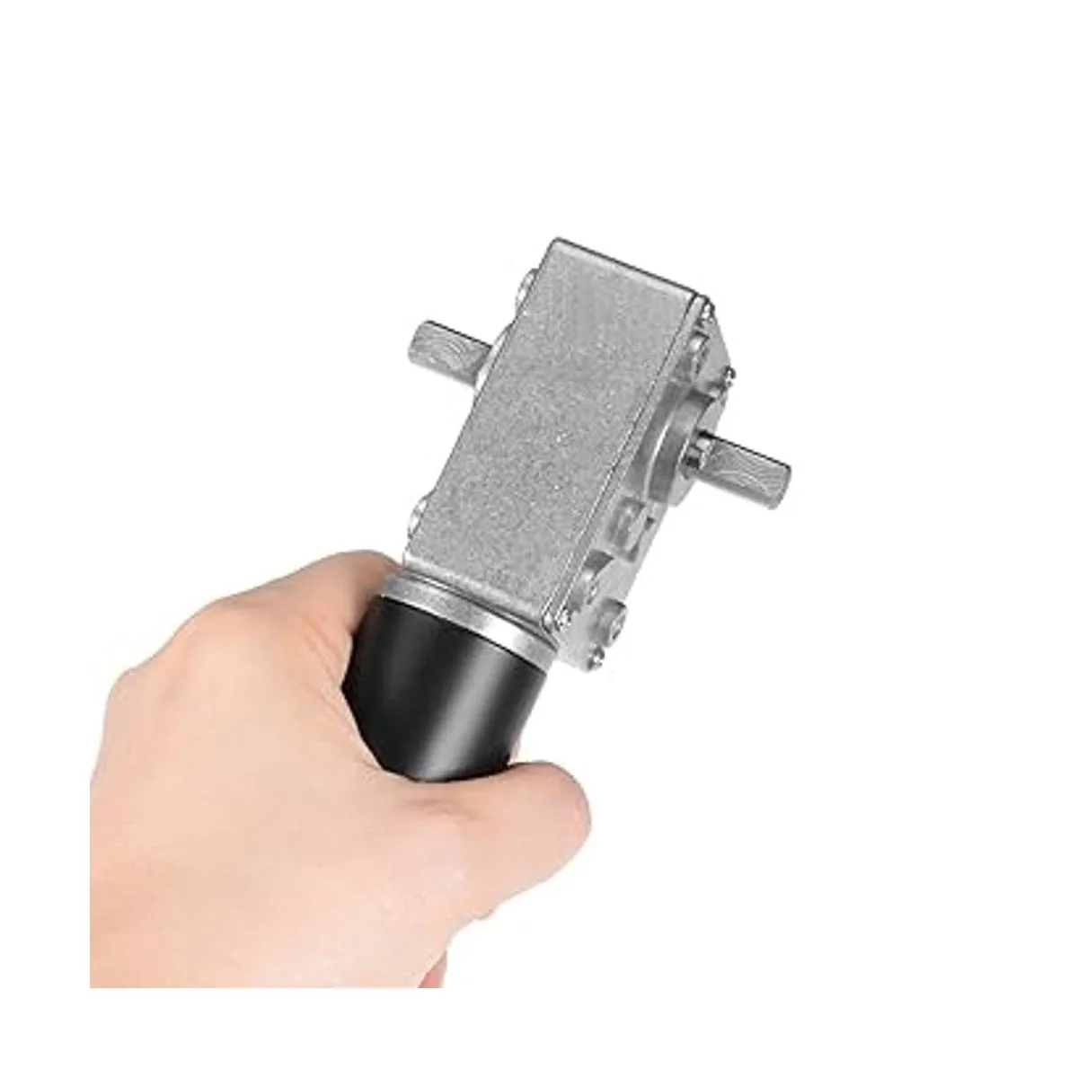 uxcell Motor de engranaje de gusano de eje doble DC 12V_7