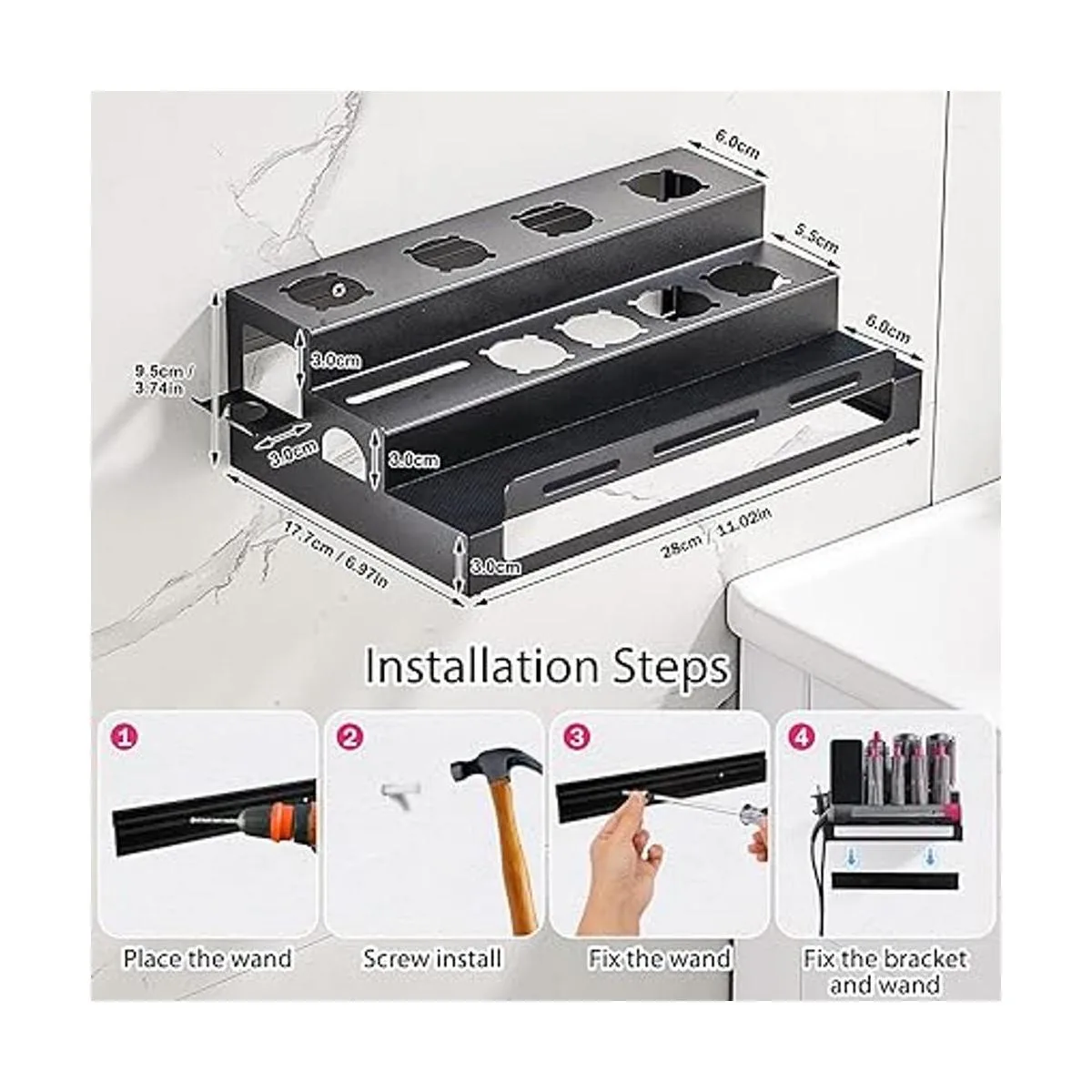 Soporte de almacenamiento para Dyson organizador de 3_4