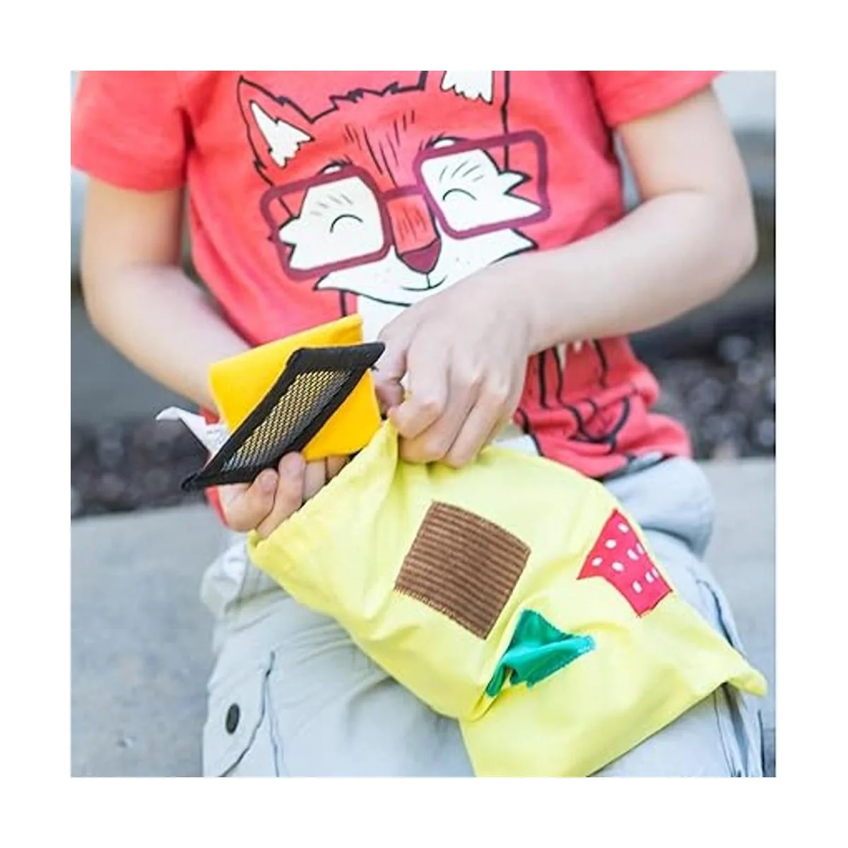 Cuadrados de textura de los toques de enseñanza de_5