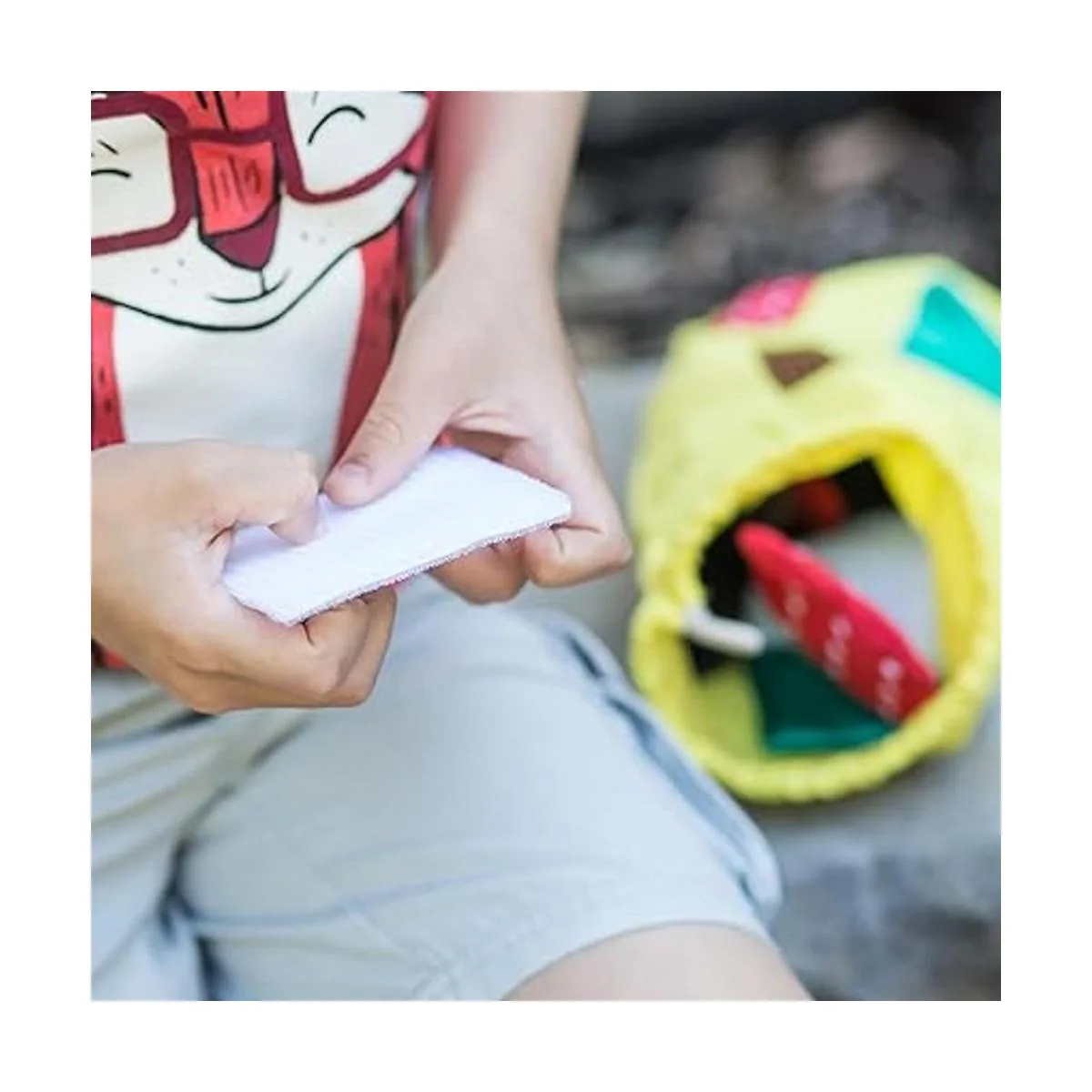 Cuadrados de textura de los toques de enseñanza de_2