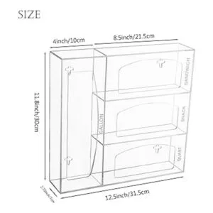 Aphbrada Organizador de almacenamiento de acrílico con_2