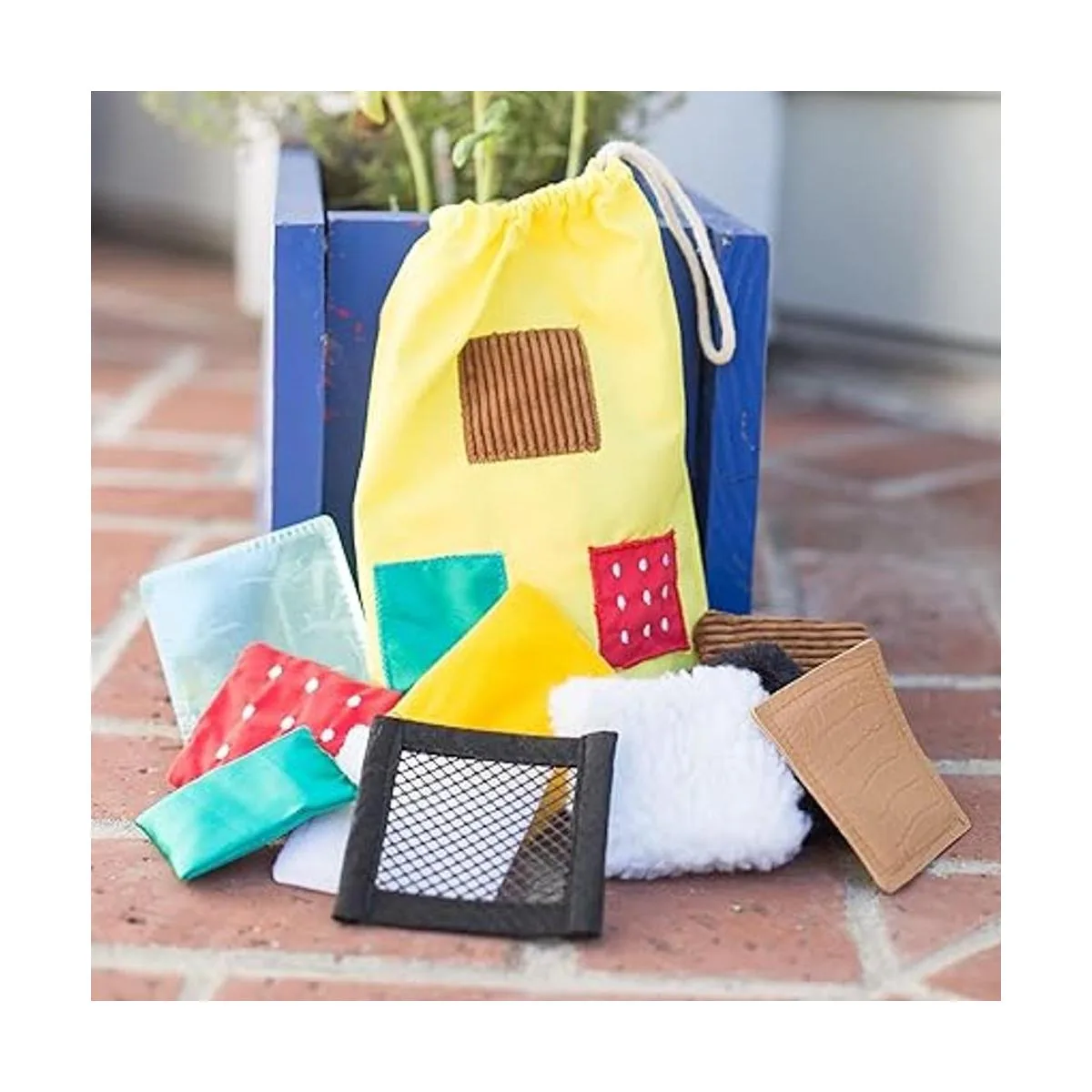 Cuadrados de textura de los toques de enseñanza de_4