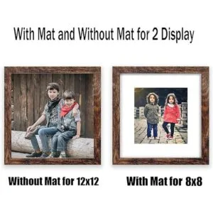 ZIRANLING Marco de fotos de 12 x 12 pulgadas juego de 6_3