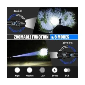 Linternas de alto lúmenes linternas recargables Sunitact_3