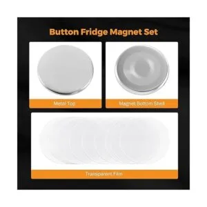 BEAMNOVA 100 juegos de piezas de botón de metal para_2