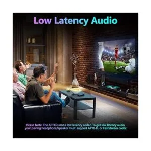 Golvery Receptor de transmisor Bluetooth 5.0 para TV Aptx_4