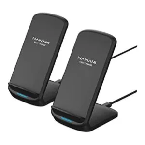 NANAMI Cargador inalámbrico paquete de 2 Soporte de_1