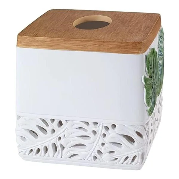 Avanti Linens Viva Palm Collection cubierta de caja de_3