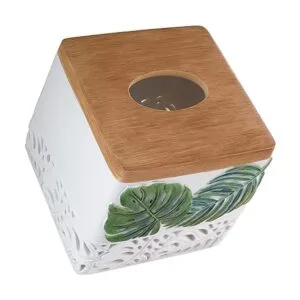 Avanti Linens Viva Palm Collection cubierta de caja de_4
