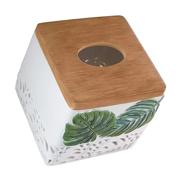 Avanti Linens Viva Palm Collection cubierta de caja de_4