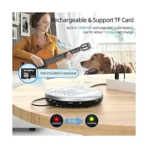 ARAFUNA Reproductor de CD portátil recargable y portátil_4