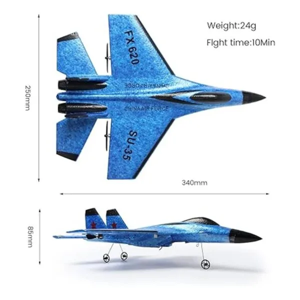 RC Plane 2 Channel Remote Control Airplane Ready to Fly_3