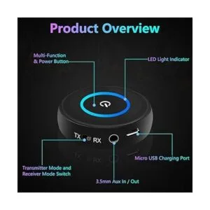 Golvery Receptor de transmisor Bluetooth 5.0 para TV Aptx_6