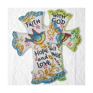 Paquete de 2 kits de pintura de diamante cruzado 5D DIY_4