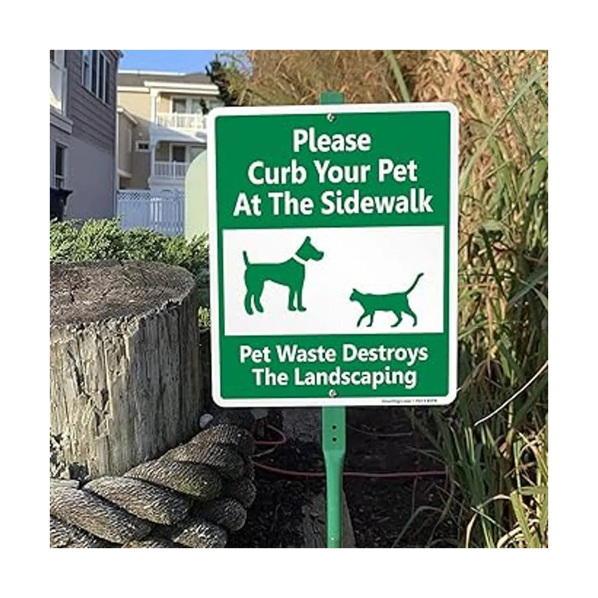 SmartSign Letrero de aluminio de 10.0 x 12.0 in con estaca_3