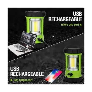 Linterna LED de campamento linterna de batería recargable_3