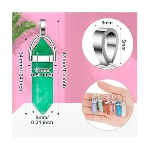 90 colgantes de cristal hexagonales de curación de chakras_4