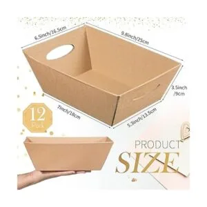 Cesta de regalo vacía de 44 piezas incluye 12 cestas de_2