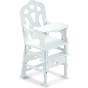 Melissa Doug Silla alta de muñeca de madera SIOC_1