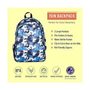 Wildkin Mochila infantil de 15 pulgadas para niños y niñas_2