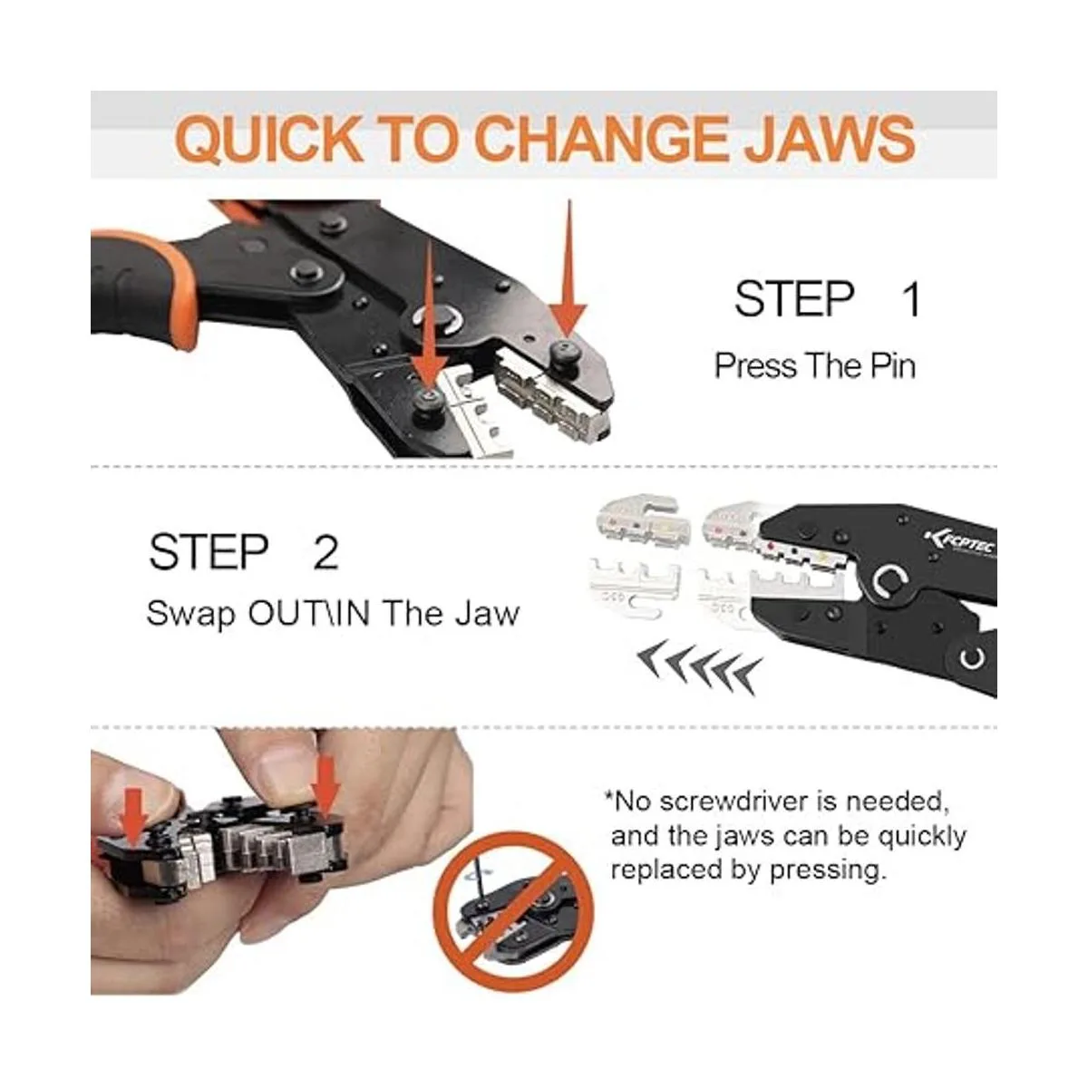 KF CPTEC Juego de herramientas de crimpado 5 piezas kit_6