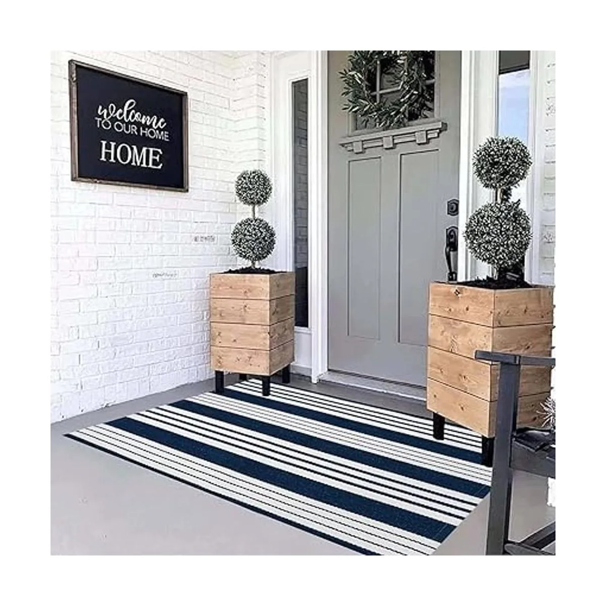 Alfombra de algodón lavable a mano de 3 x 5 pies color_6