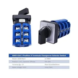 Taiss Interruptor de cambio de 3 posiciones caja de_3