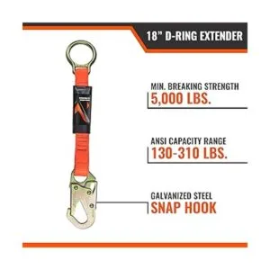 Malta Dynamics Extensor de anillo en D de 18 pulgadas con_3