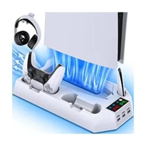 Soporte PS5 y estación de refrigeración con estación de_1