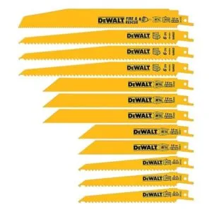 DEWALT Hojas de sierra recíproca juego bimetálico con_1