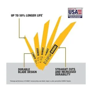 DEWALT Hojas de sierra recíproca juego bimetálico con_3