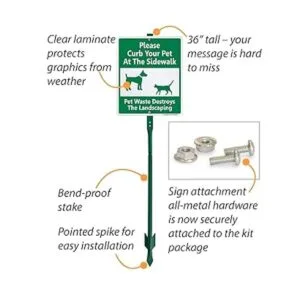 SmartSign Letrero de aluminio de 10.0 x 12.0 in con estaca_4