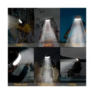 Faro frontal LED recargable súper brillante de 1500_5