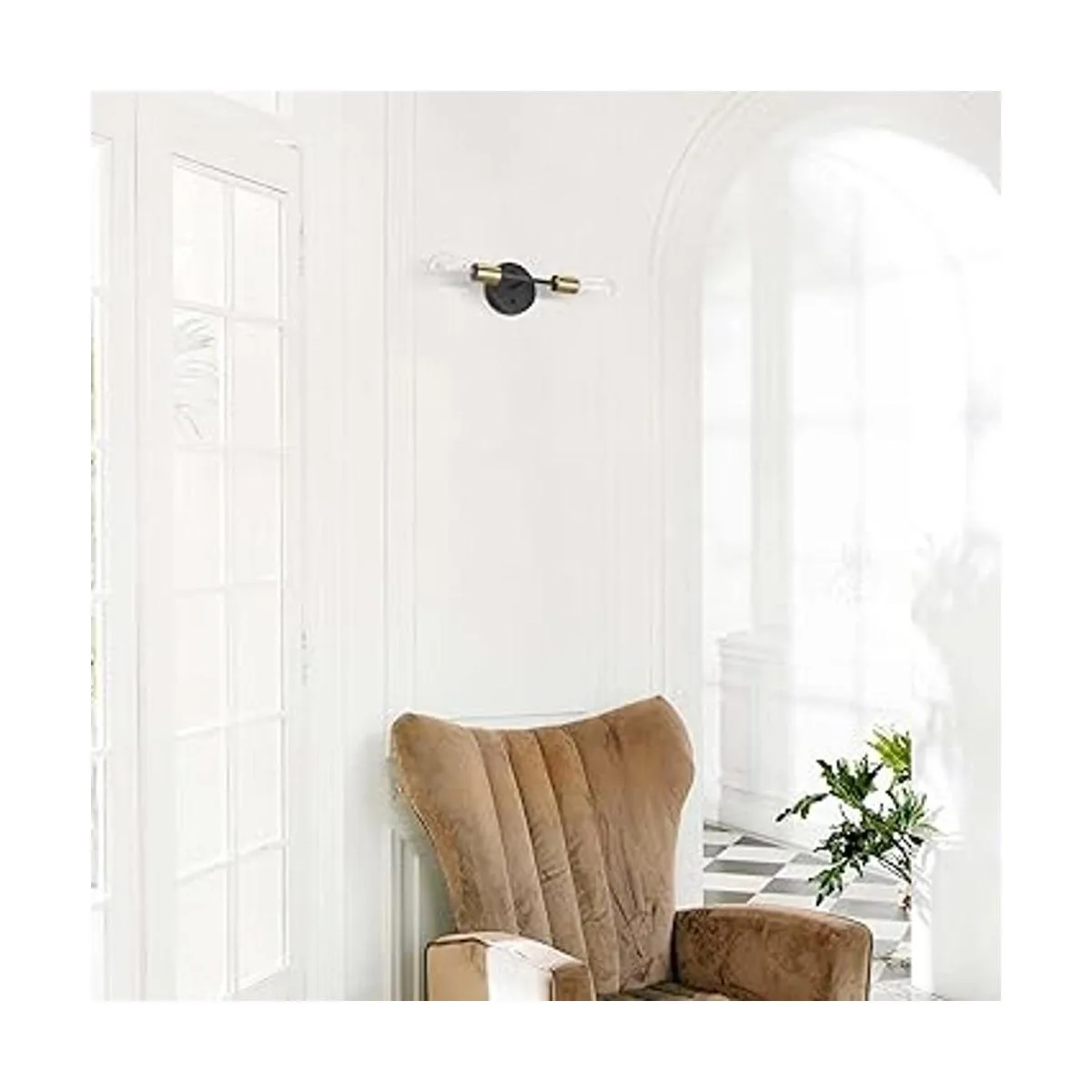 Globe Electric 52085 Luz de tocador reversible de 2_5