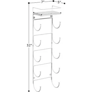 Sorbus Toallero para baño estante de organización de_2