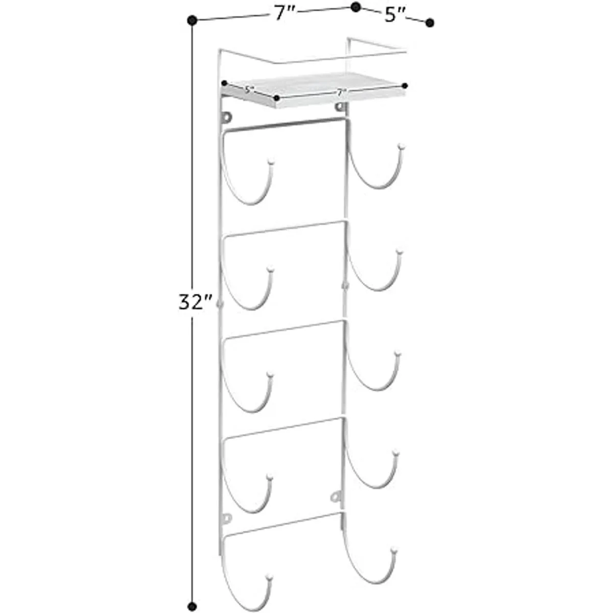 Sorbus Toallero para baño estante de organización de_2