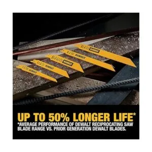 DEWALT Hojas de sierra recíproca juego bimetálico con_4