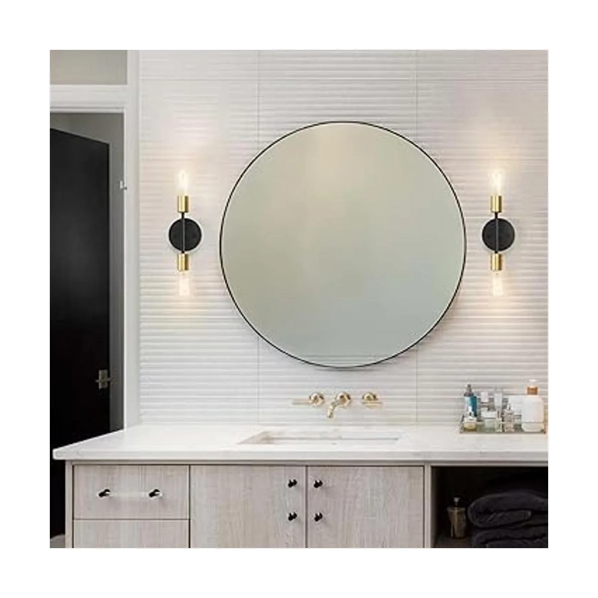 Globe Electric 52085 Luz de tocador reversible de 2_3